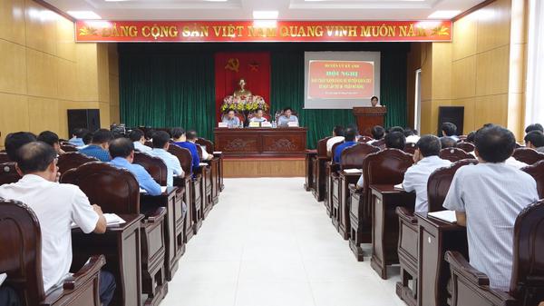 Hội nghị Ban chấp hành Đảng bộ huyện khoá XXV kỳ họp thứ XX- phiên mở rộng
