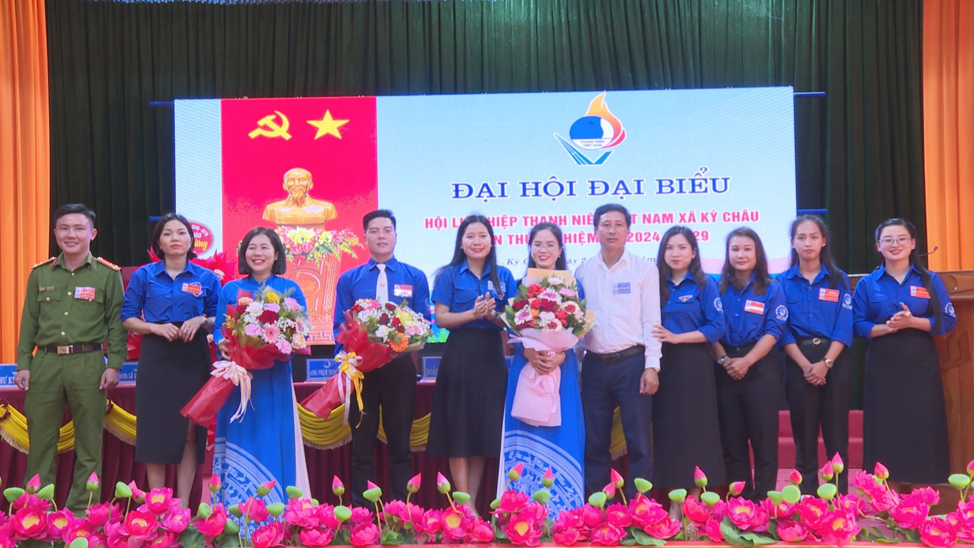 Đại hội đại biểu Hội LHTN Việt Nam xã Kỳ Châu lần thứ V nhiệm kỳ 2024 -2029