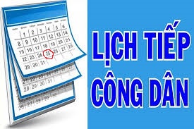 Giấy mời tiếp dân định kỳ của Đ/c Chủ tịch UBND huyện tháng 02.2025