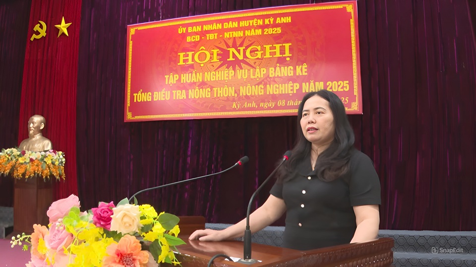 Hội nghị tập huấn nghiệp vụ lập bảng kê tổng điều tra nông thôn, nông nghiệp năm 2025