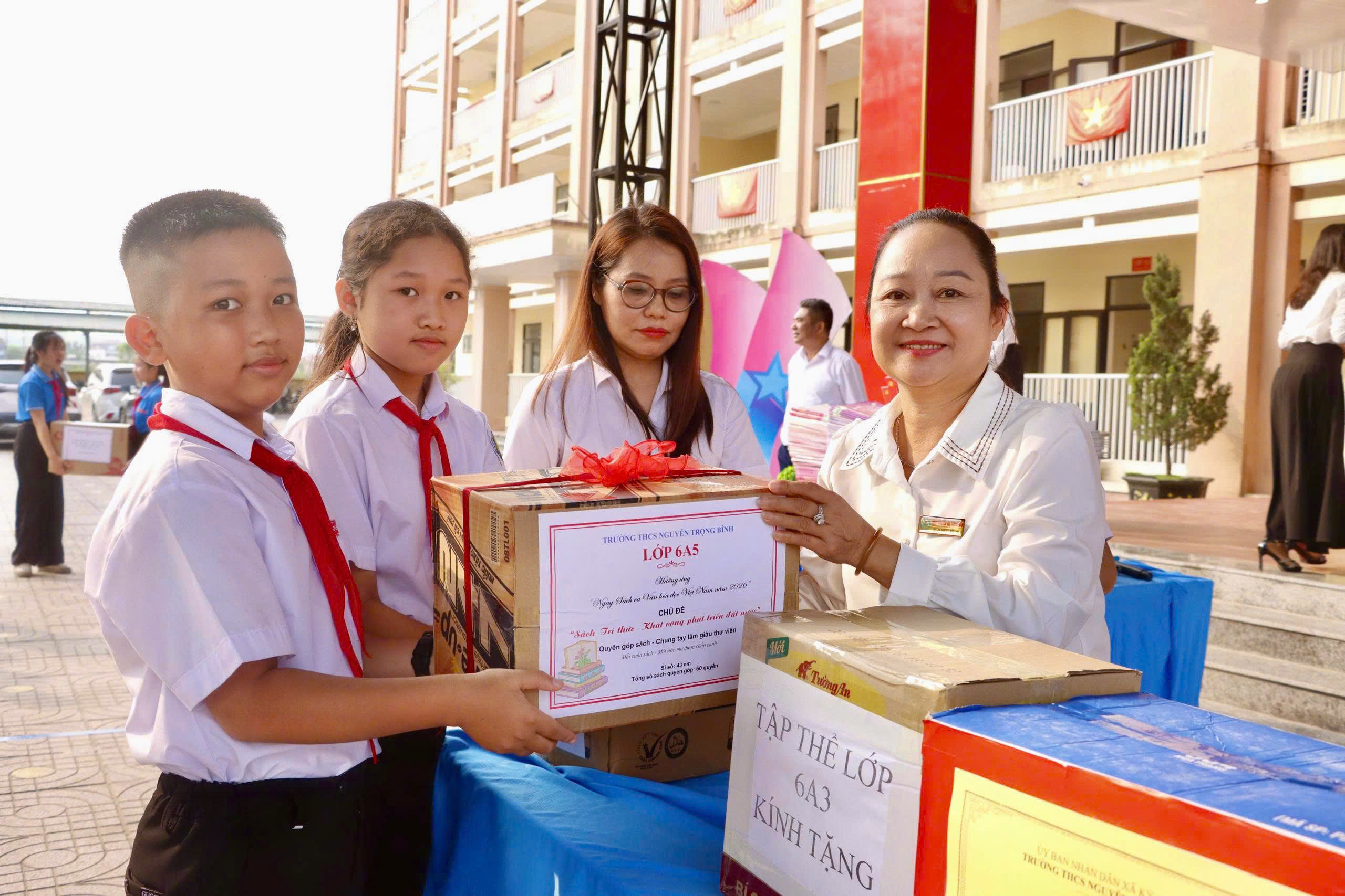 Trường THCS Nguyễn Trọng Bình tổ chức Ngày hội Sách và Văn hóa đọc năm 2026