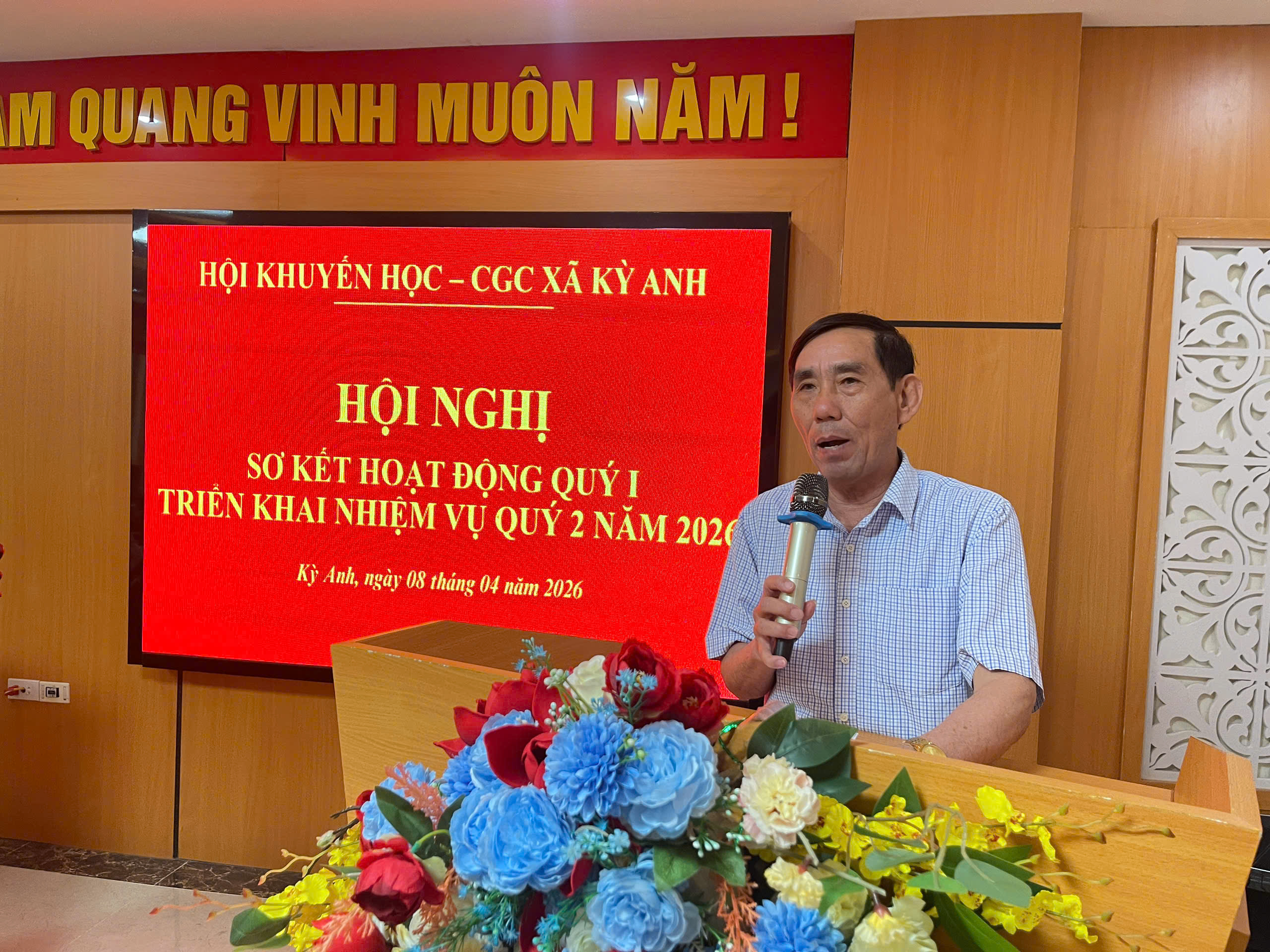 Hội Khuyến học – Cựu giáo chức xã Kỳ Anh tổ chức Hội nghị Ban chấp hành mở rộng