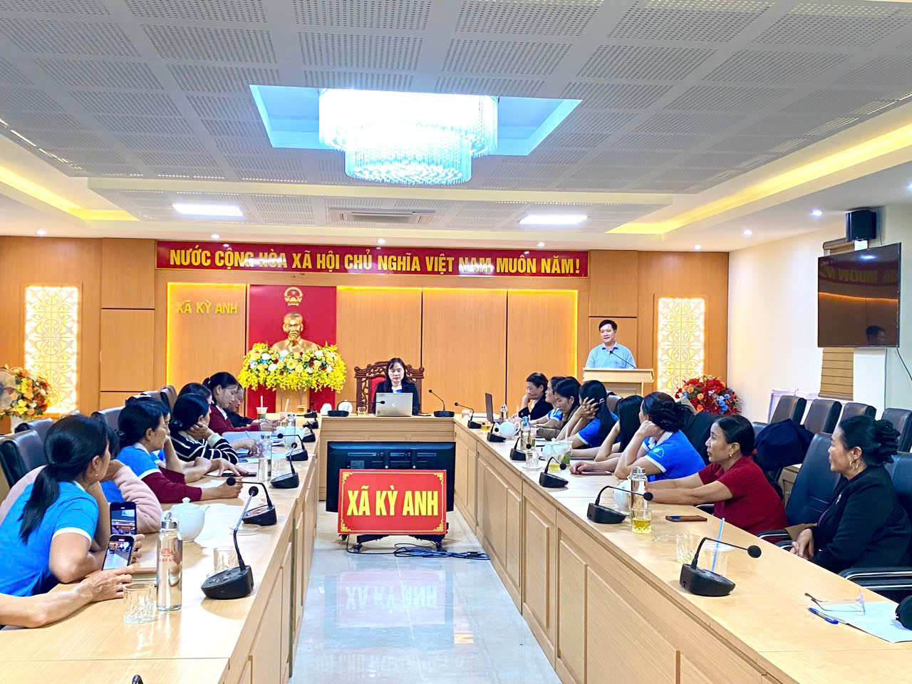 Hội liên hiệp Phụ nữ xã Kỳ Anh tổ chức Hội nghị tập huấn nghiệp vụ công tác hội 