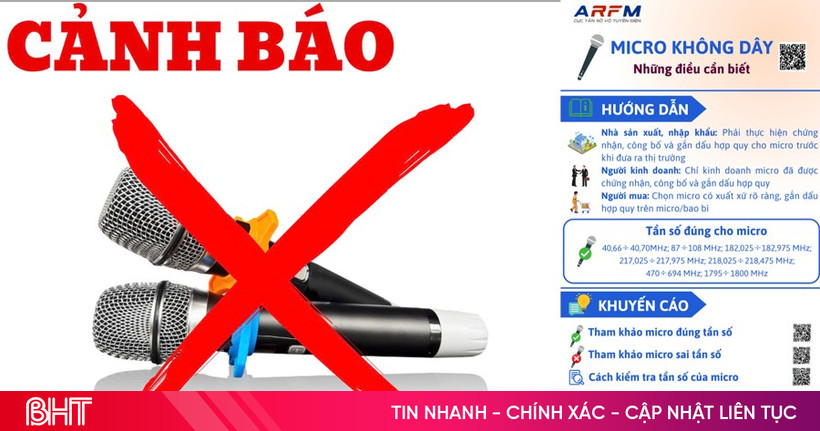 Tuyên truyền sử dụng micro không dây đúng quy định