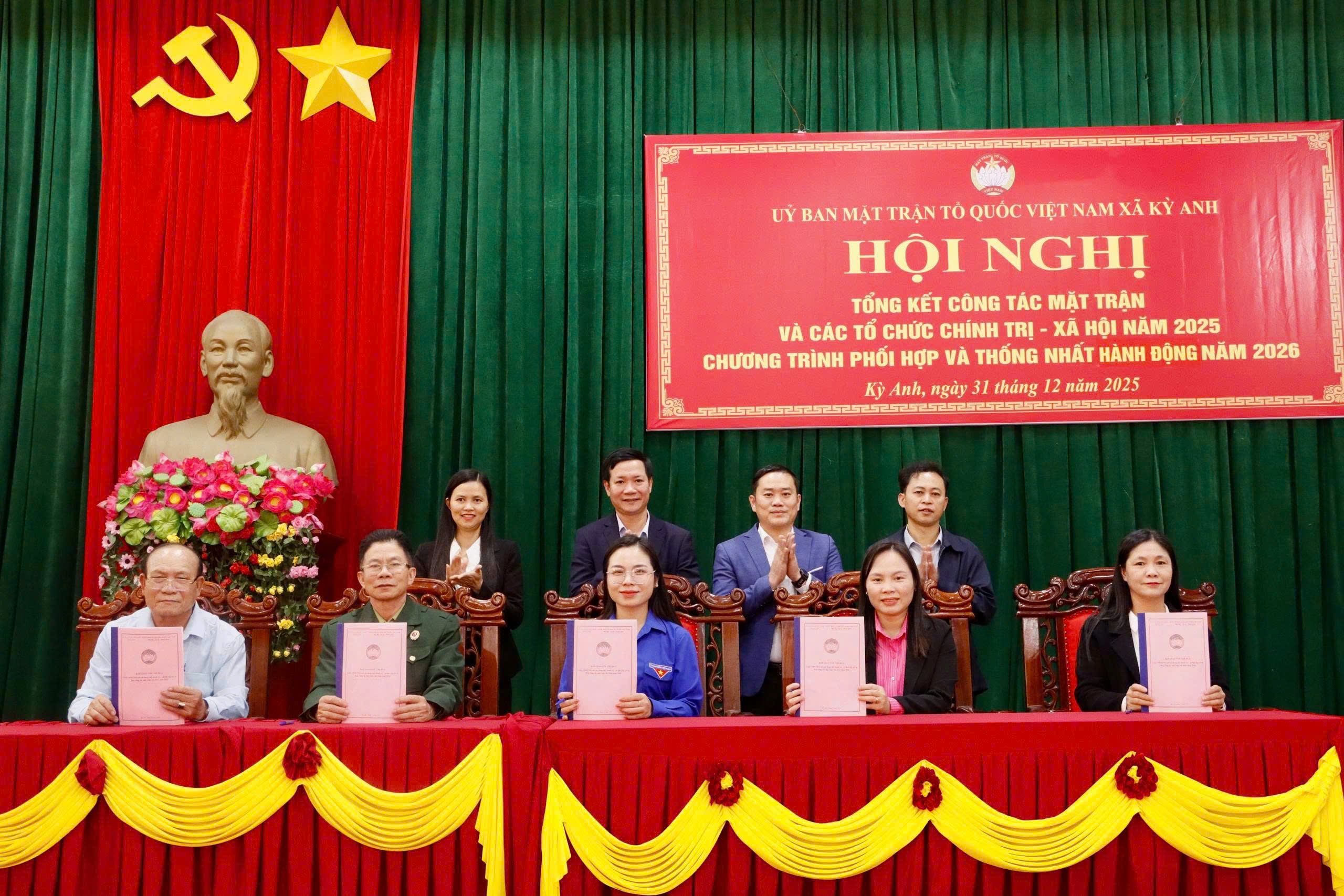 Xã Kỳ Anh tổng kết công tác Mặt trận năm 2025, triển khai nhiệm vụ trọng tâm năm 2026