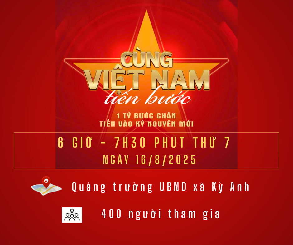 “Cùng Việt Nam tiến bước”: 1 tỷ bước chân tiến vào Kỷ nguyên mới