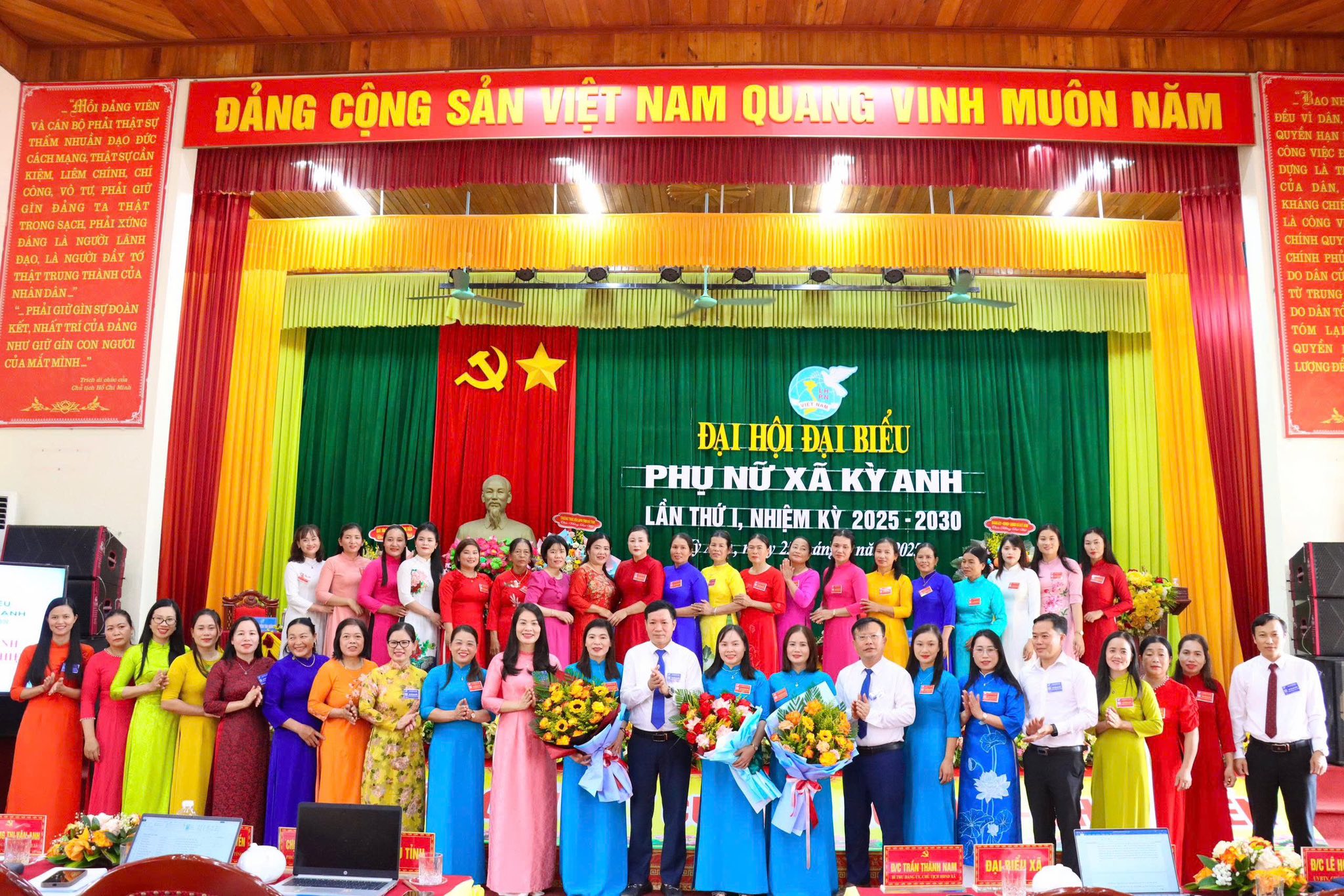 Đại hội Phụ nữ xã Kỳ Anh: Đoàn kết – Sáng tạo – Phát triển, góp phần xây dựng quê hương giàu đẹp, văn minh