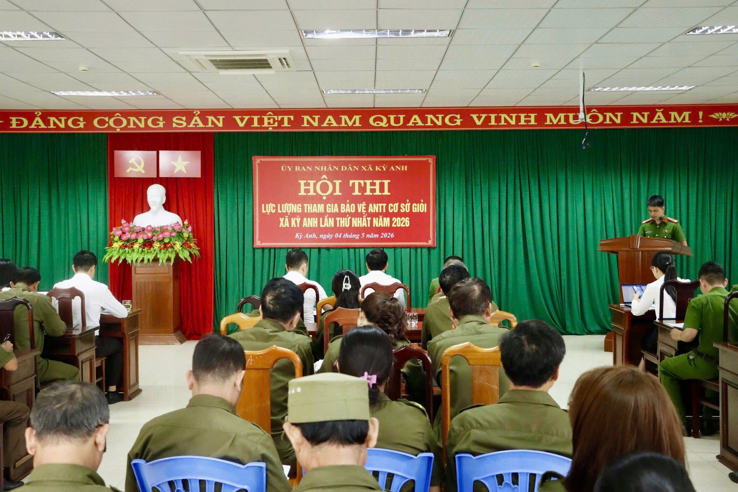 Sôi nổi Hội thi lực lượng tham gia bảo vệ an ninh, trật tự cơ sở giỏi lần thứ nhất