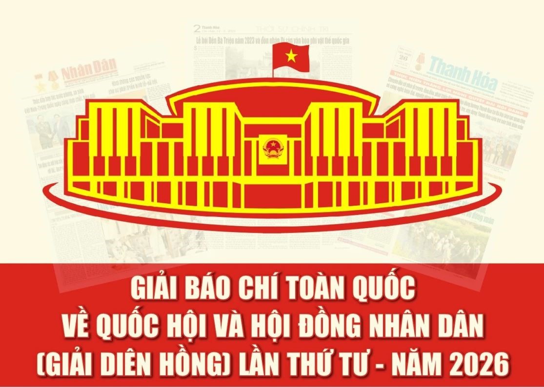 Giải báo chí toàn quốc  về Quốc hội và Hội đồng nhân dân (Giải Diên Hồng) lần thứ tư - năm 2026 Chủ đề “80 năm Quốc hội Việt Nam” 