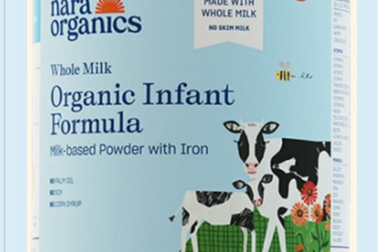 Tuyên truyền, rà soát và cảnh báo sản phẩm sữa bột trẻ em Nara Organics Whole Milk Organic Powdered Infant Formula