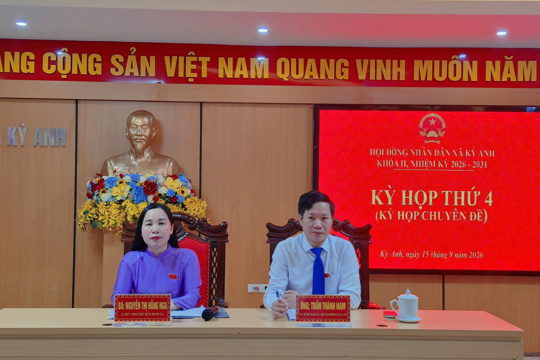 Hội đồng nhân dân xã Kỳ Anh tổ chức kỳ họp thứ 4 (kỳ họp chuyên đề)  