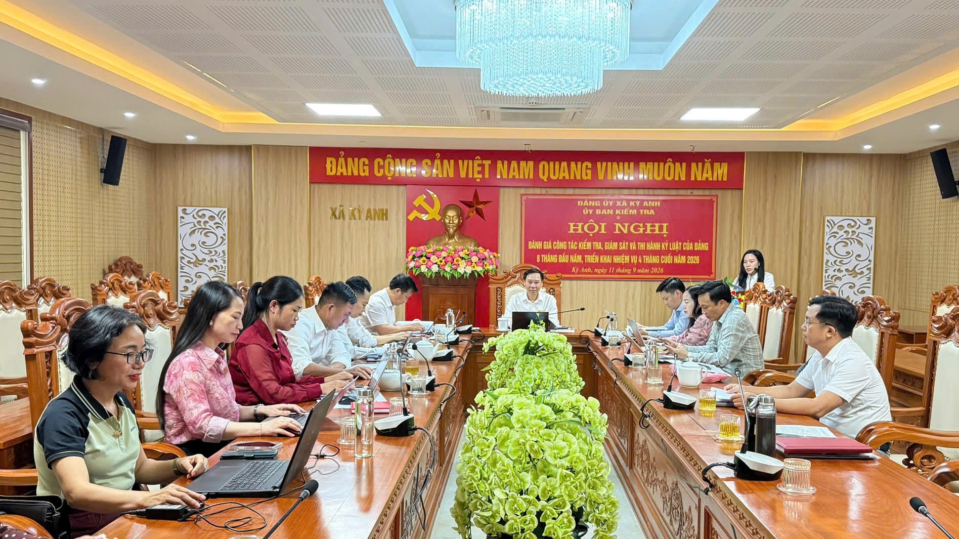 Ủy ban Kiểm tra Đảng ủy xã Kỳ Anh triển khai nhiệm vụ 4 tháng cuối năm 2026