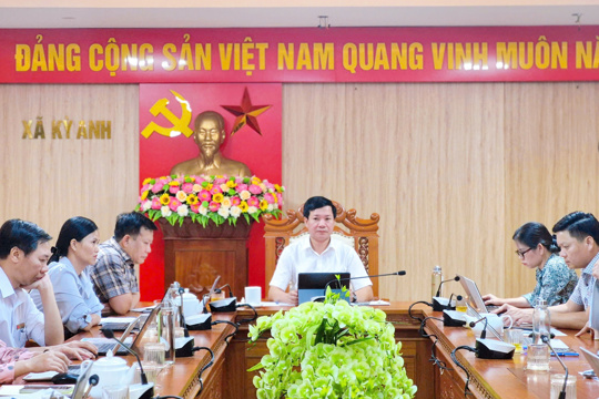 Đảng ủy xã Kỳ Anh cho ý kiến về Dự thảo Đề án sắp xếp các trường học trên địa bàn