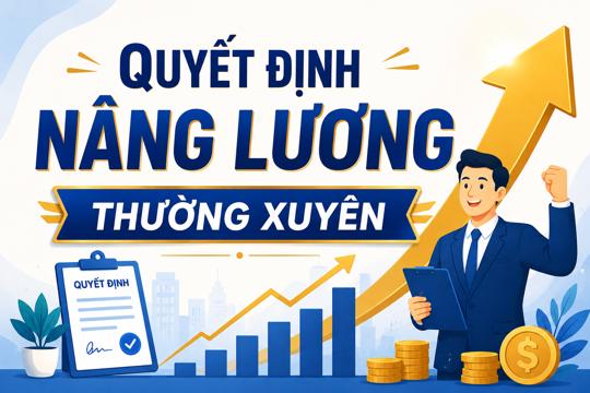 Quyết định về việc nâng bậc lương cho cán bộ, công chức cấp xã (Phan Tiến Dũng)