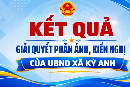 Kết quả giải quyết các vụ việc được giao tại phiên tiếp công dân định kỳ  của đồng chí Bí thư Đảng ủy, Chủ tịch HĐND xã và Chủ tịch UBND xã