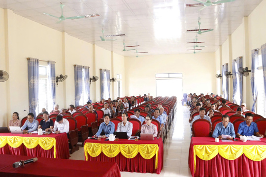 Chủ tịch UBND xã Kỳ Anh tiếp xúc cử tri tại thôn Tân Phong, Tân Phan, Tân Thành