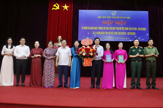 Hội LHPN xã Kỳ Anh tổ chức gặp mặt kỷ niệm 96 năm Ngày thành lập Hội Liên hiệp Phụ nữ Việt Nam 20/10/1930 – 20/10/2026, và 16 năm ngày Phụ nữ Việt Nam