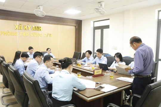 Lãnh đạo xã chủ trì phiên tiếp công dân định kỳ tháng 6/2026