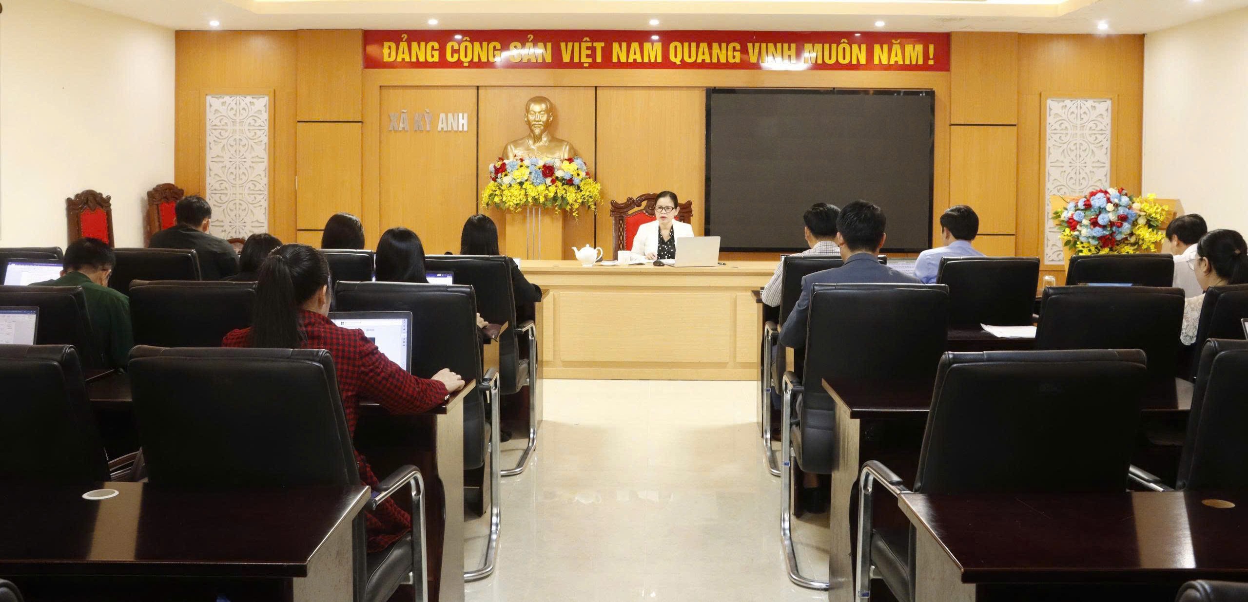Xã Kỳ Anh triển khai kế hoạch bầu cử Quốc hội XVI và HĐND các cấp
