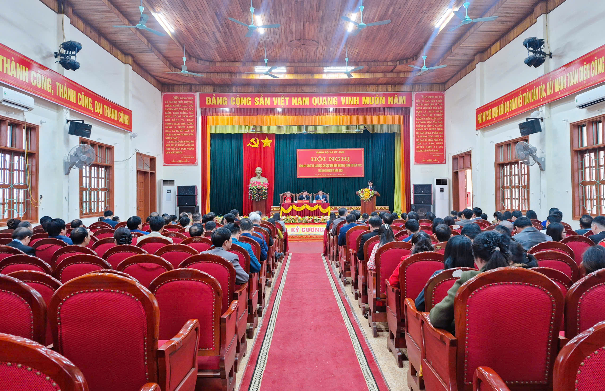 Đảng bộ xã Kỳ Anh tổng kết công tác lãnh đạo, chỉ đạo thực hiện nhiệm vụ chính trị năm 2025; triển khai nhiệm vụ năm 2026 