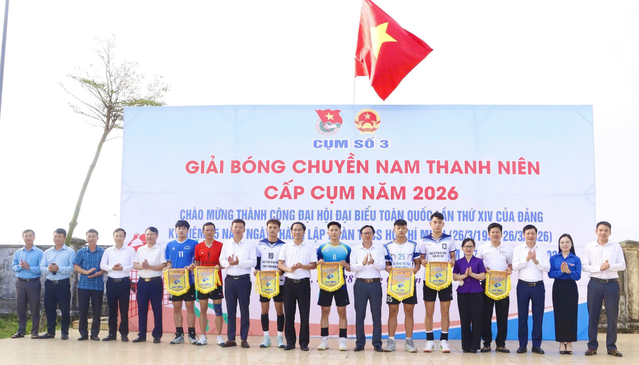 Cụm số 03 Khai mạc Giải bóng chuyền nam thanh niên năm 2026 