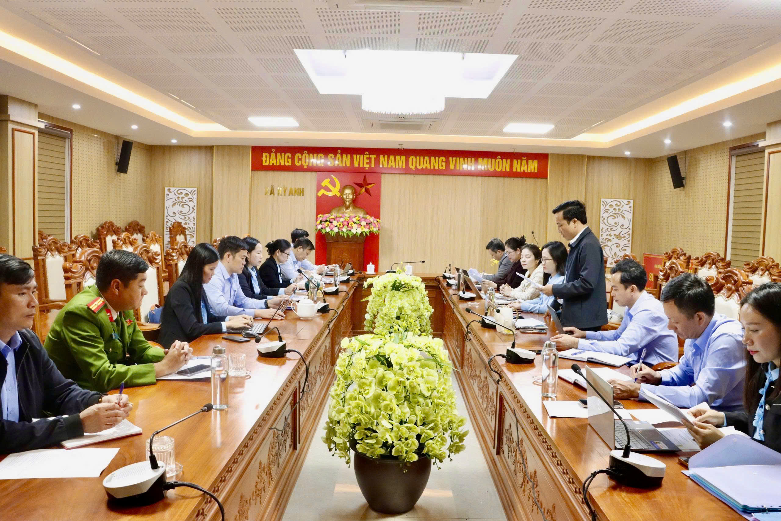 Uỷ ban Kiểm tra Tỉnh ủy kiểm tra vận hành chính quyền địa phương 2 cấp tại xã Kỳ Anh 