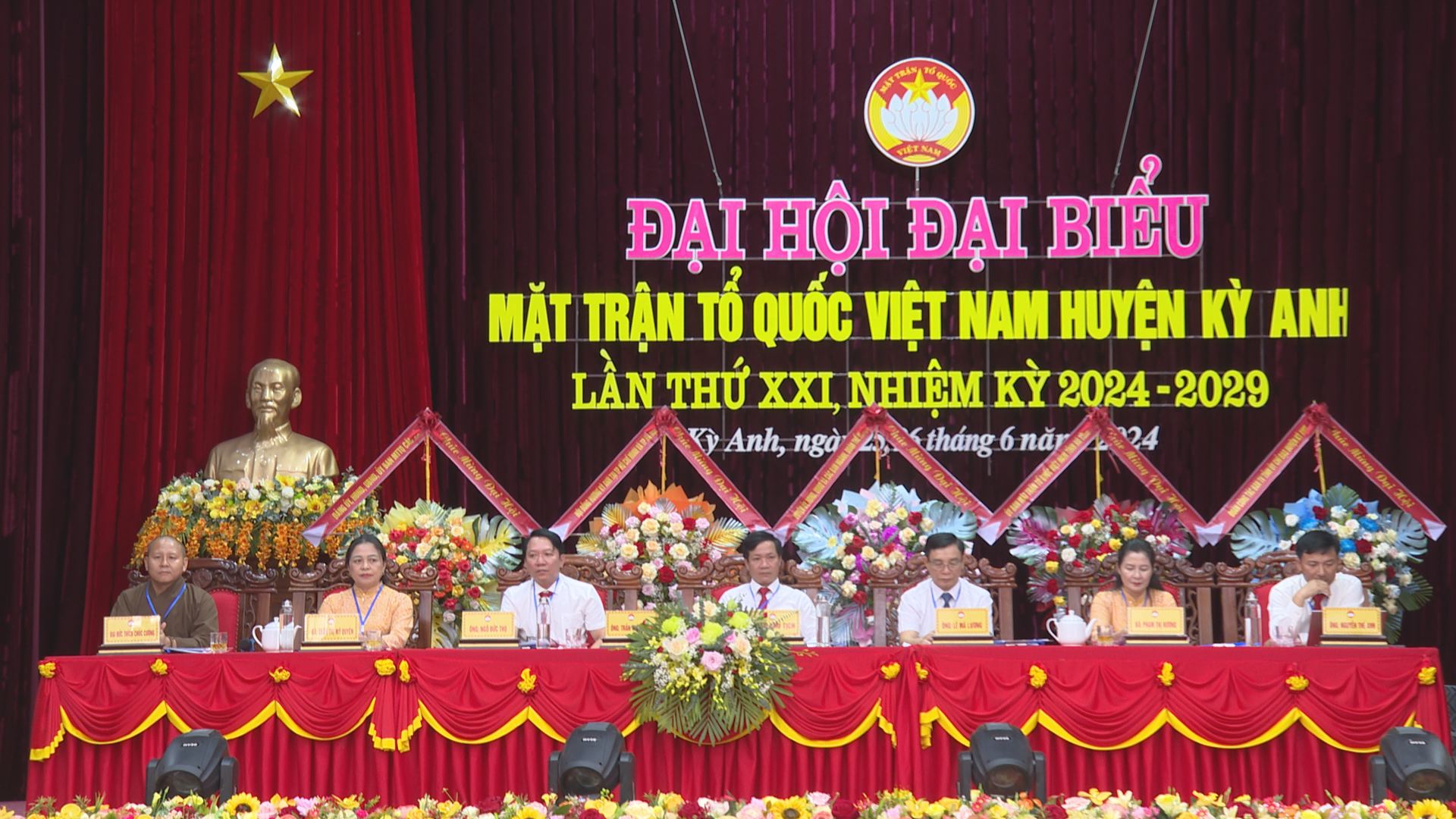 Phiên thứ Nhất Đại hội đại biểu MTTQ Việt Nam huyện Kỳ Anh lần thứ XXI, nhiệm kỳ 2024-2029