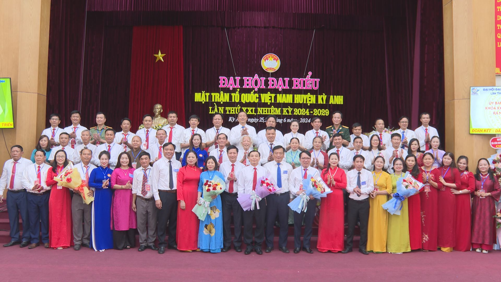 Đại hội đại biểu Mặt trận Tổ quốc Việt Nam huyện Kỳ Anh lần thứ XXI, nhiệm kỳ 2024-2029