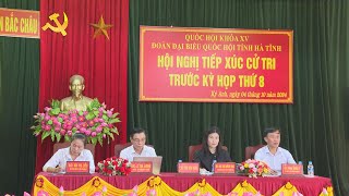 Hội nghị tiếp xúc cử tri trước kỳ họp thứ 8, Quốc hội khóa XV