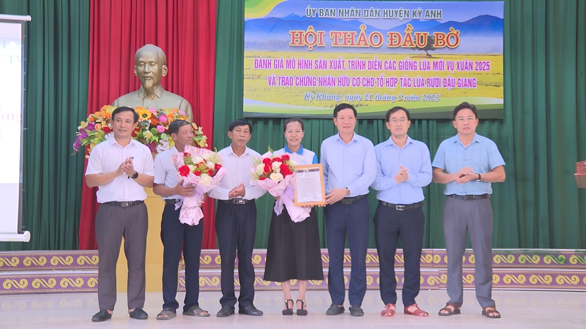 Hội thảo đầu bờ đánh giá các mô hình trình diễn giống lúa mới vụ Xuân 2025