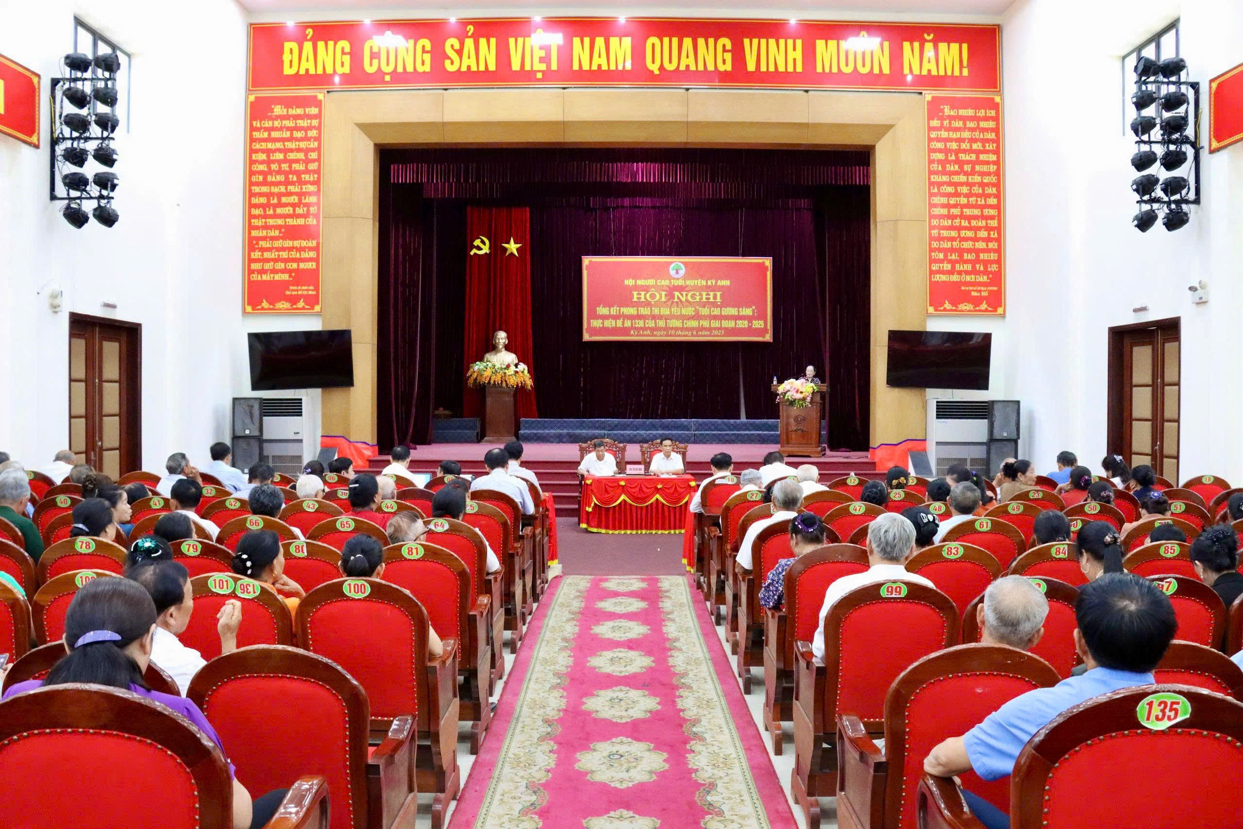 Hội Người cao tuổi huyện Kỳ Anh tổ chức hội nghị Tổng kết phong trào thi đua yêu nước “Tuổi cao - Gương sáng” giai đoạn 2021-2025