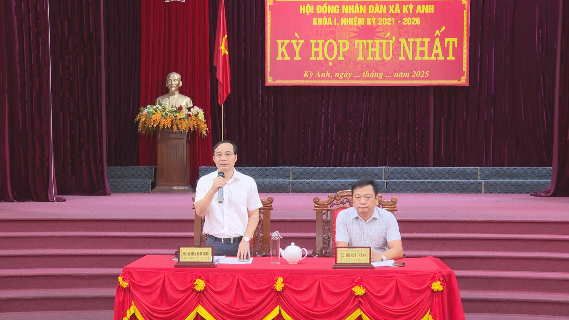 Ban Thường vụ Huyện ủy tổ chức duyệt nội dung chuẩn bị tổ chức vận hành thử nghiệm hoạt động các cơ quan xã Kỳ Anh
