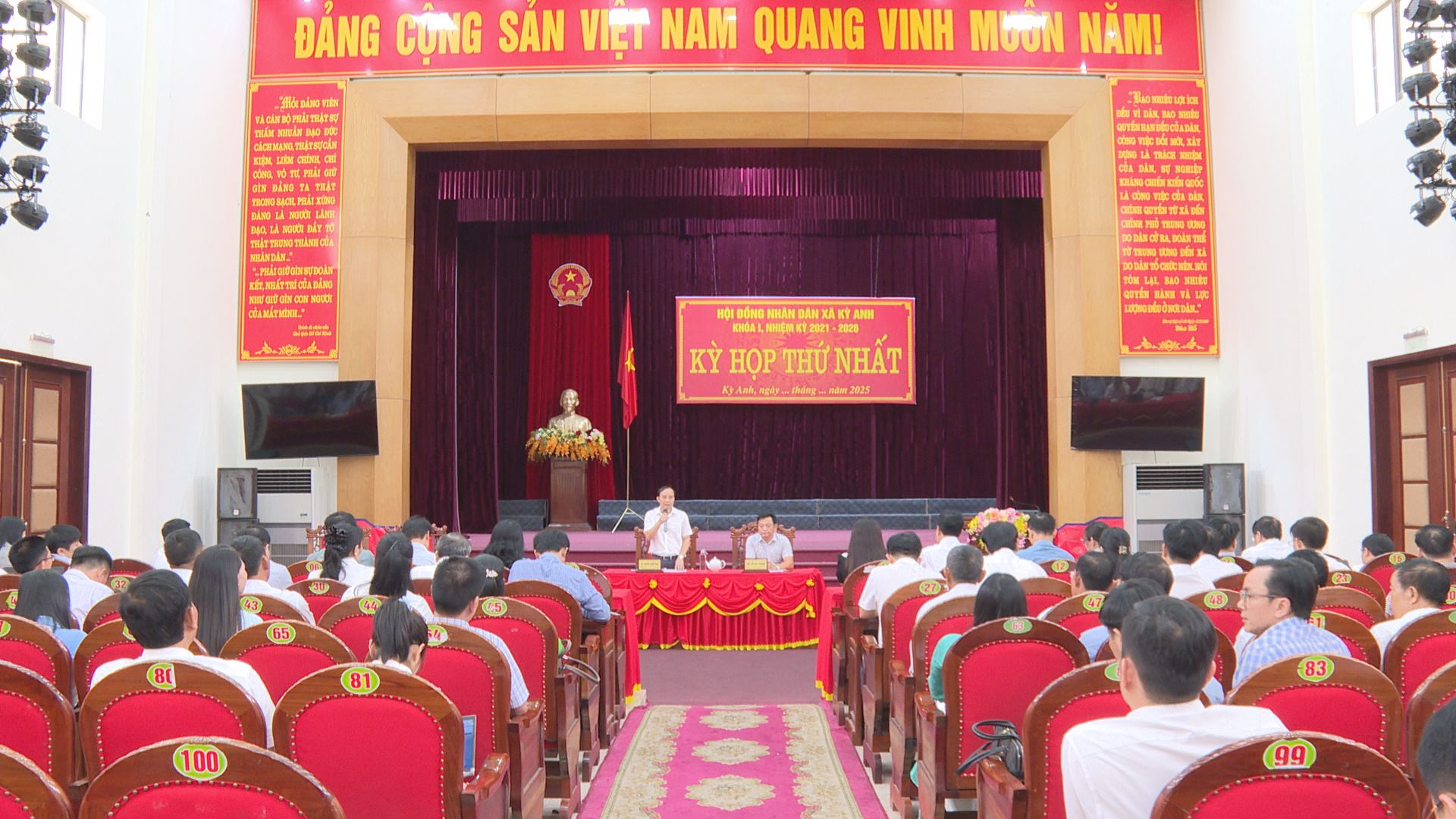 Ban Thường vụ Huyện ủy tổ chức duyệt nội dung chuẩn bị tổ chức vận hành thử nghiệm tại xã Kỳ Anh