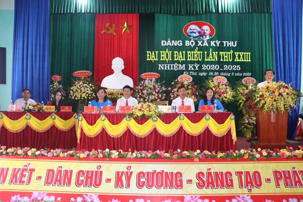 Đảng bộ xã Kỳ Thư đại hội đại biểu lần thứ XXIII nhiệm kỳ 2020 – 2025