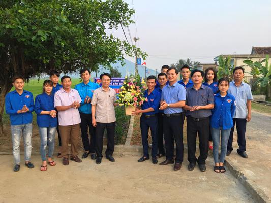 Đoàn xã Kỳ Đồng ra mắt tuyến đường Thanh niên kiểu mẫu tại khu dân cư