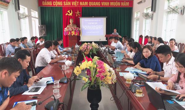 Tập huấn nâng cao kỹ thuật, chất lượng xây dựng, biên tập tin, bài lên Trang thông tin điện tử và Trạm truyền thanh cơ sở
