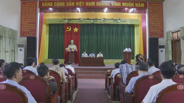 UBND Tỉnh tổ chức buổi làm việc với huyện Kỳ Anh về tiến độ xây dựng huyện đạt chuẩn nông thôn mới.