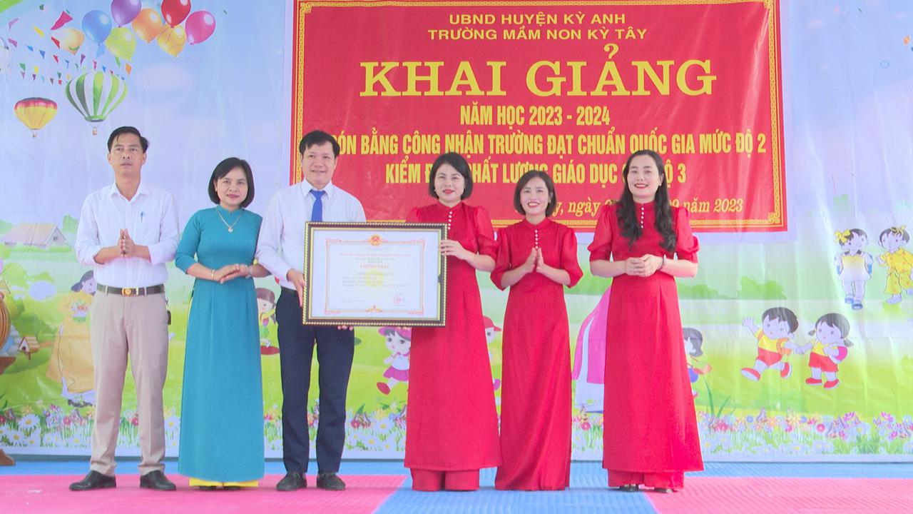 Các trường học ở Kỳ Anh khai giảng năm học 2023 - 2024