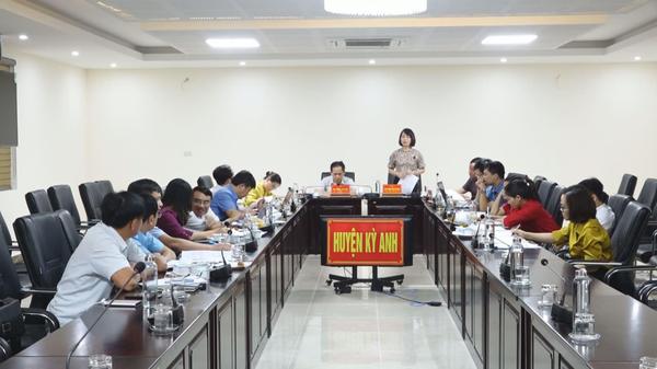 Huyện ủy Kỳ Anh: Họp bàn về công tác tổ chức, bộ máy cơ quan, đơn vị  thuộc UBND huyện