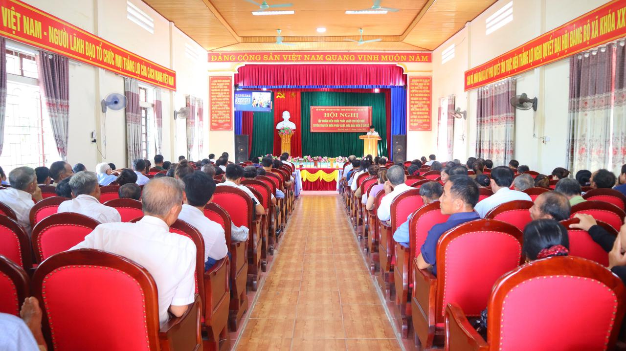 Tập huấn kiến thức pháp luật cho đội ngũ Tuyên truyền viên, Hòa giải viên cơ sở