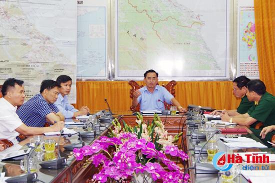 Đảm bảo an toàn diễn tập phòng thủ 1 bên 2 cấp huyện Kỳ Anh.