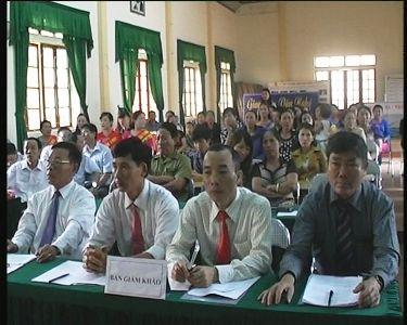Hội LHPN Kỳ Châu tổ chức hội thi cán bộ hội giỏi gắn với hát ru và hát dân ca năm 2014