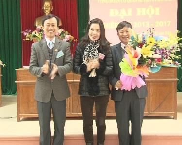 Công đoàn Huyện ủy đại hội nhiệm kỳ 2013-2017.