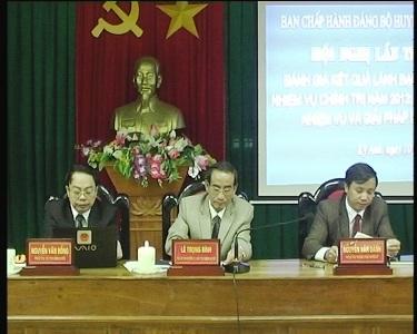BCH Đảng bộ khóa XXIV tổ chức hội nghị lần thứ XVII đánh giá kết quả lãnh đạo thực hiện nhiệm vụ chính trị năm 2013