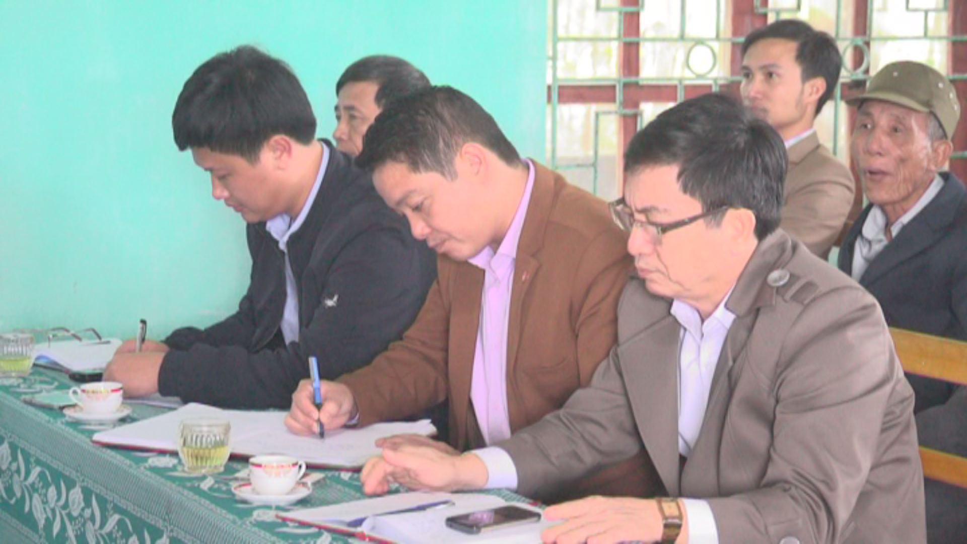 Tổ đại biểu số 8 - HĐND huyện Kỳ Anh: Tiếp xúc cử tri ở thôn Sơn Bình 1- xã Kỳ Sơn.