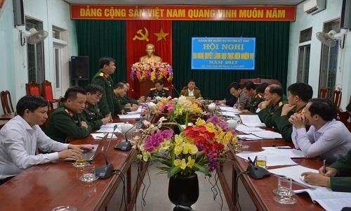 Đảng ủy Quân sự huyện Kỳ Anh: Ra Nghị quyết lãnh đạo thực hiện nhiệm vụ năm 2017.