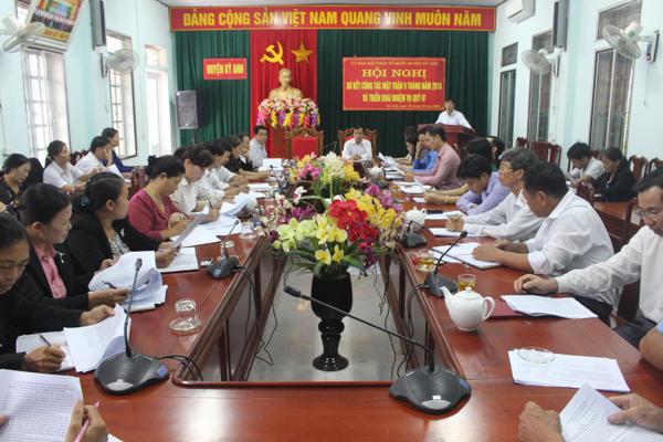 Uỷ Ban Mặt trận Tổ quốc huyện Kỳ Anh: Sơ kết công tác mặt trận 9 tháng đầu năm, triển khai nhiệm vụ Quý IV - Năm 2016.