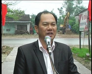 Liên đoàn lao động tỉnh- đoàn xã Kỳ Trinh: khánh thành tuyến đường thanh niên thắp sáng đường quê.