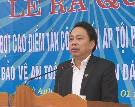 Huyện Kỳ Anh: Tổ chức lễ ra quân mở đợt cao điểm tấn công trấn áp tội phạm, đảm bảo an ninh trật tự, an toàn giao thông bảo vệ tết Nguyên Đán Ất Mùi năm 2015