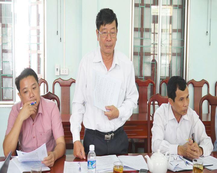 Ban Dân vận Huyện ủy họp bàn kế hoạch chào mừng kỷ niệm 180 năm thành lập huyện Kỳ Anh và triển khai công tác phản biện năm 2016.